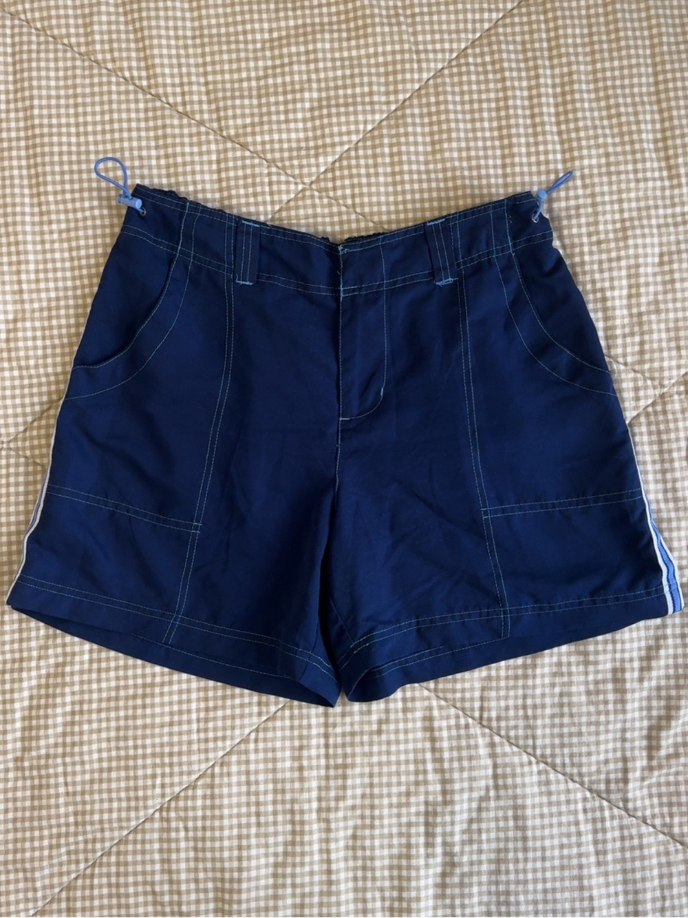 Cheetah Navy Blue Swim Shorts / Board Shorts / Swim Trunks / Size Medium